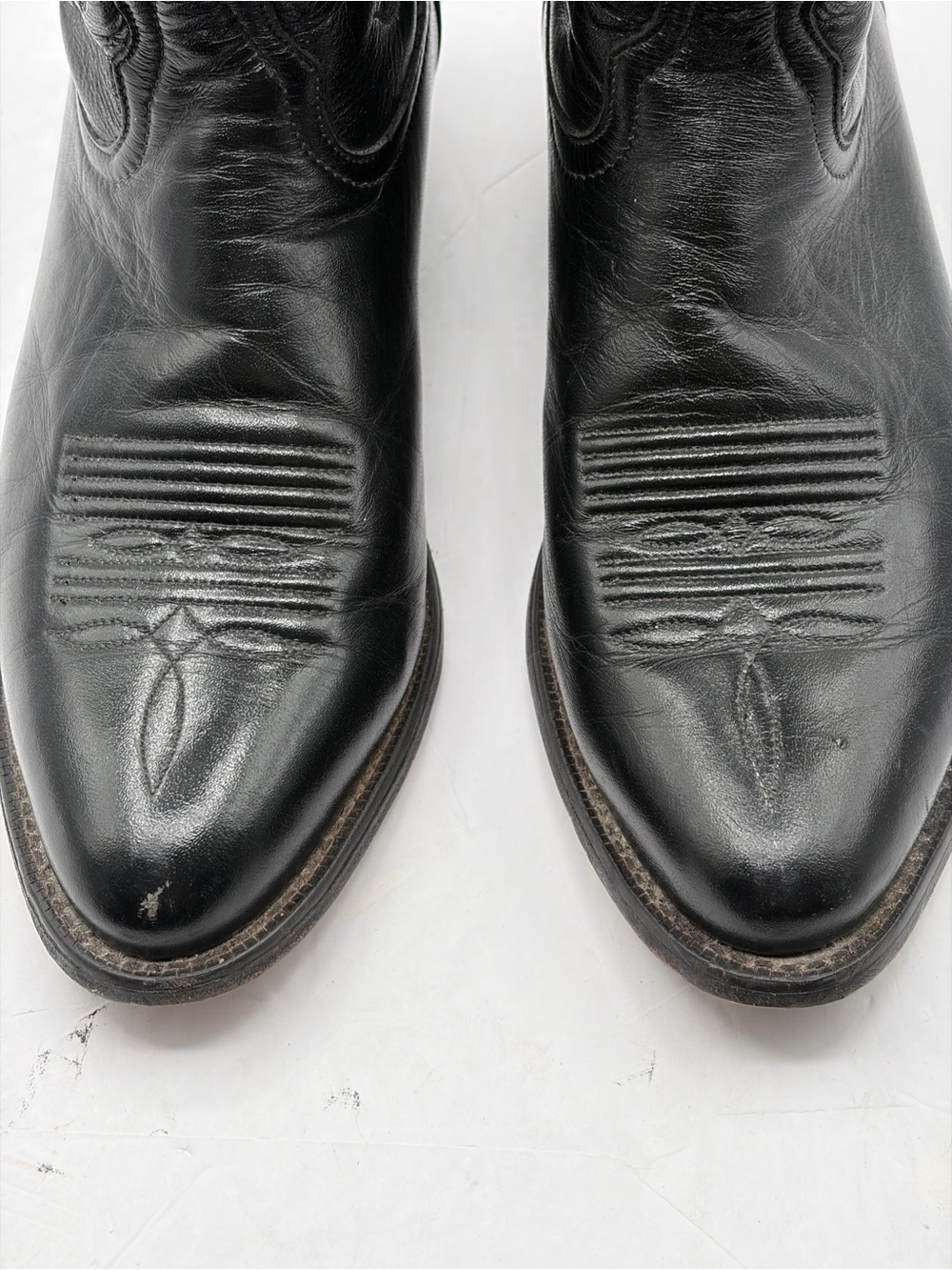 Vintage Tony Lama Boots Cowboy Western Size 7 M women's style 1972 - Picture 8 of 16